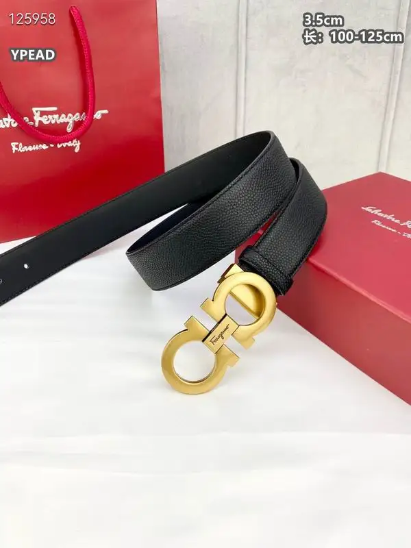 Ferragamo belt 35mmX100-125cm 8L25